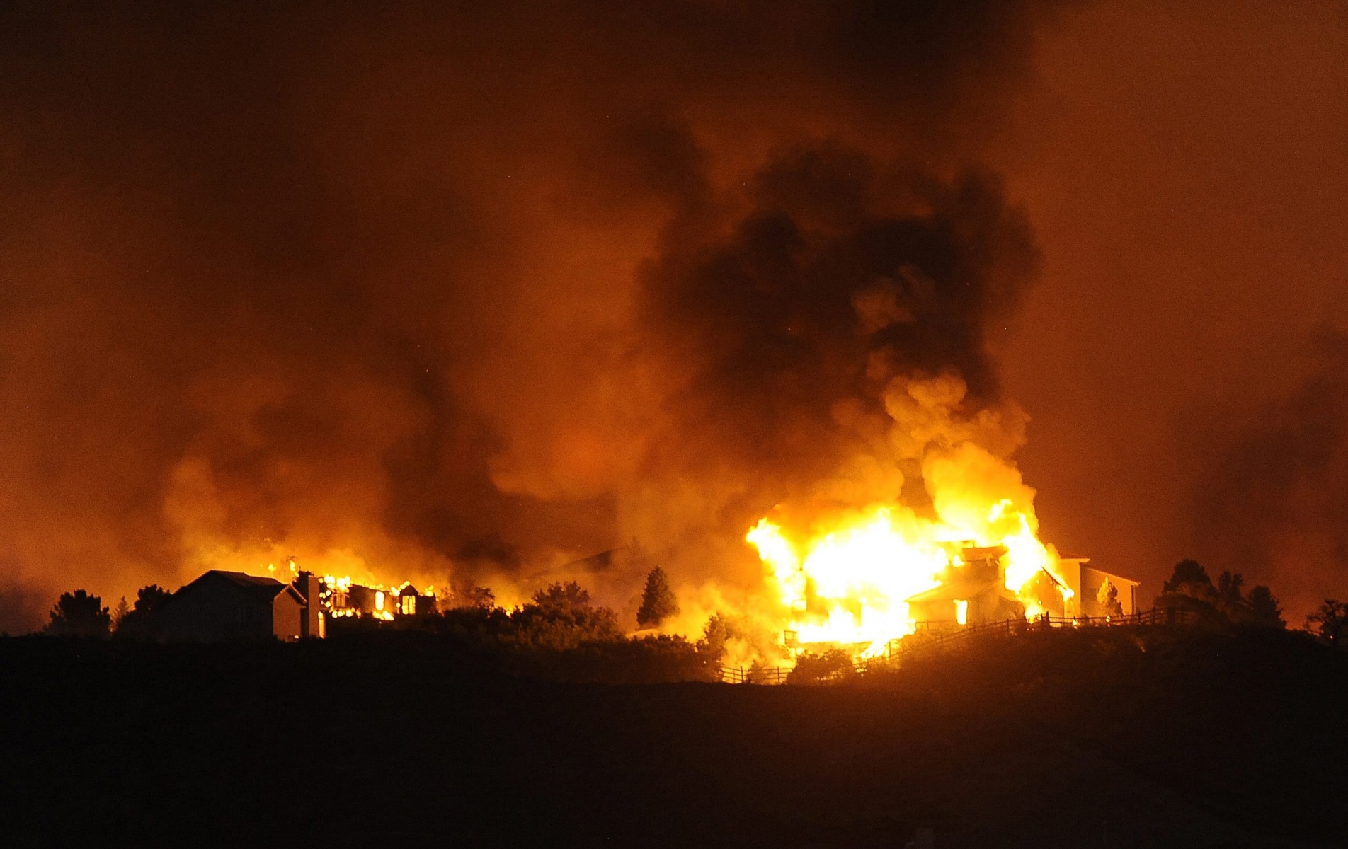 Les incendies menacent Colorado Springs. Etats-Unis, mardi 26 juin 2012. 
