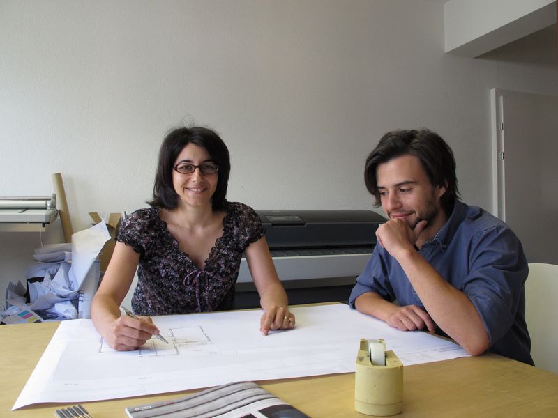 Susana et Fabio ont quitté le Portugal pour trouver un travail d'architecte en Valais.