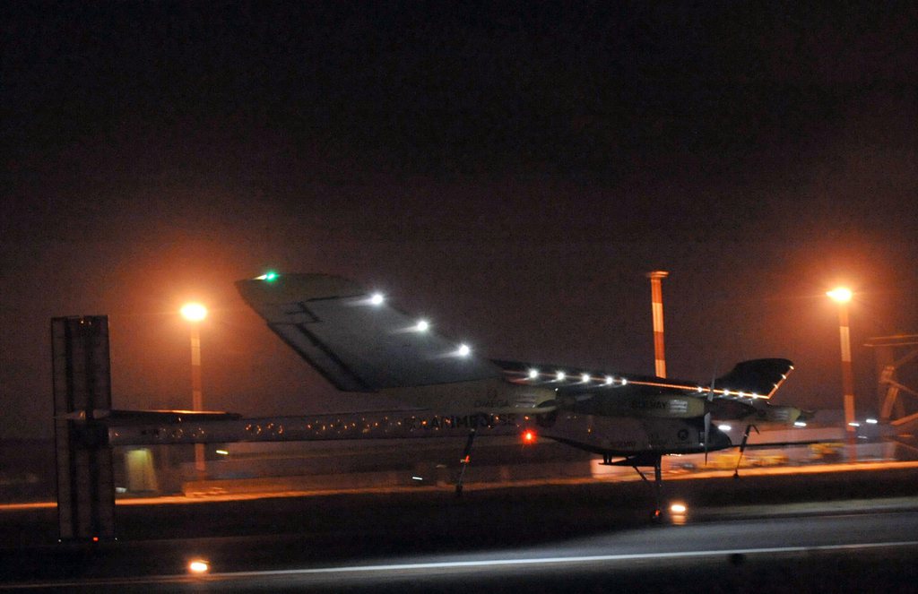Solar Impulse a décollé comme prévu aujourd'hui à 9h07 de Rabat.