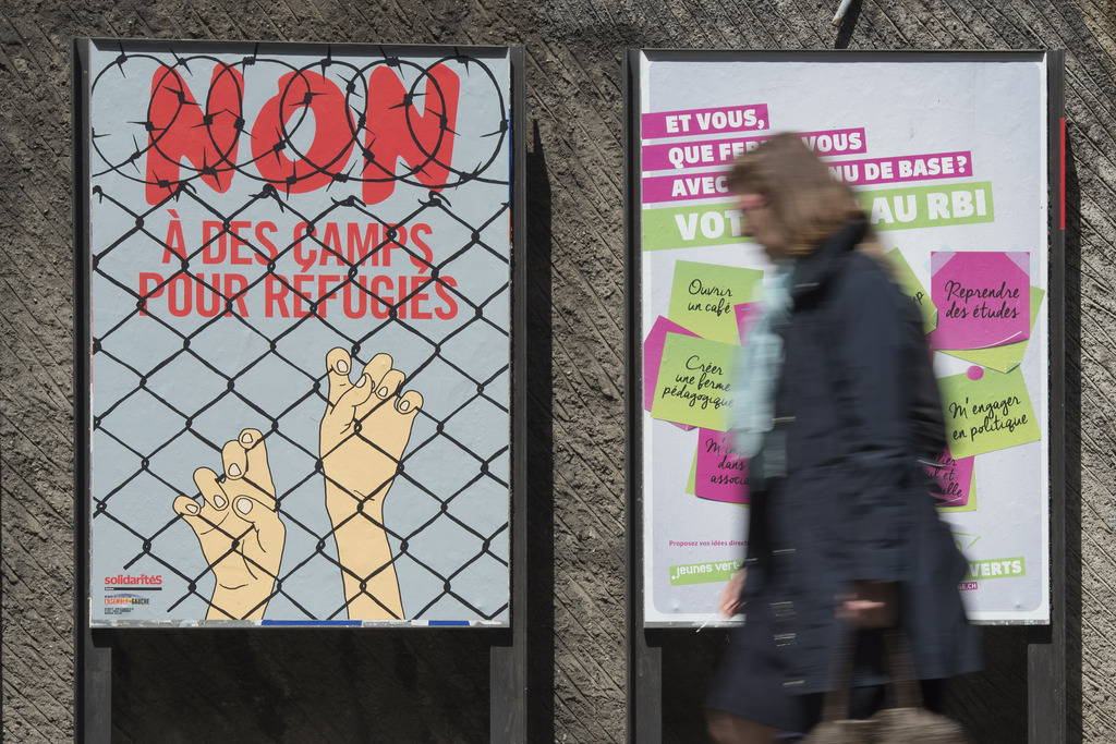 Cette votation sur l'asile n'a pas divisé de façon marquée les Suisses de gauche et de droite.