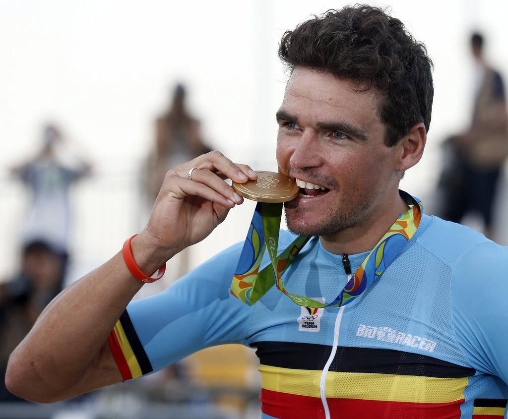 A 31 ans, le Belge Greg Van Avermaet est champion olympique pour la première fois de sa carrière.