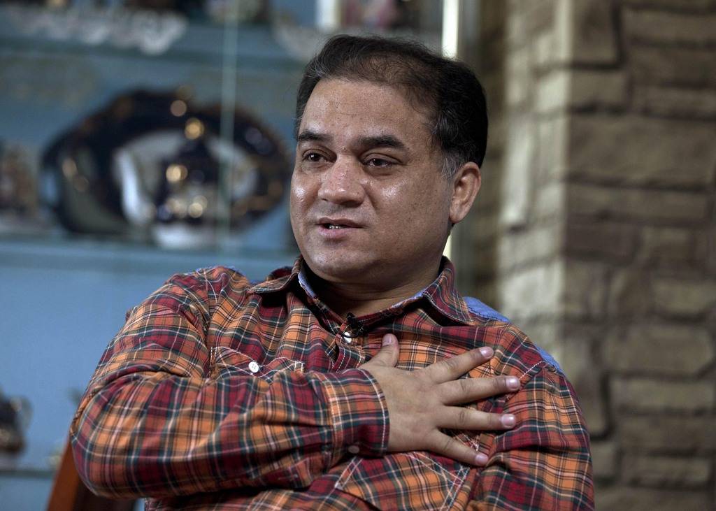 Ilham Tohti, économiste et universitaire ouïghour, a été condamné en septembre 2014 à la prison à vie. 