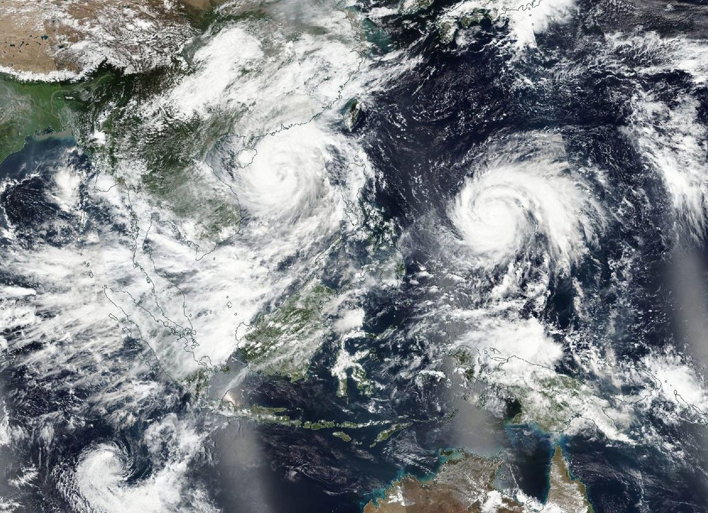 Le typhon Haima est l'un des plus puissants à frapper les Philippines.
