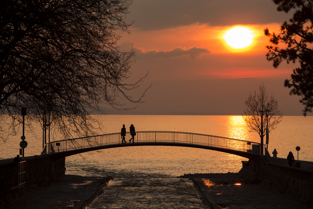 Le mercure a même dépassé les 15 degrés en février. Ici à Vevey, au bord du lac Léman.