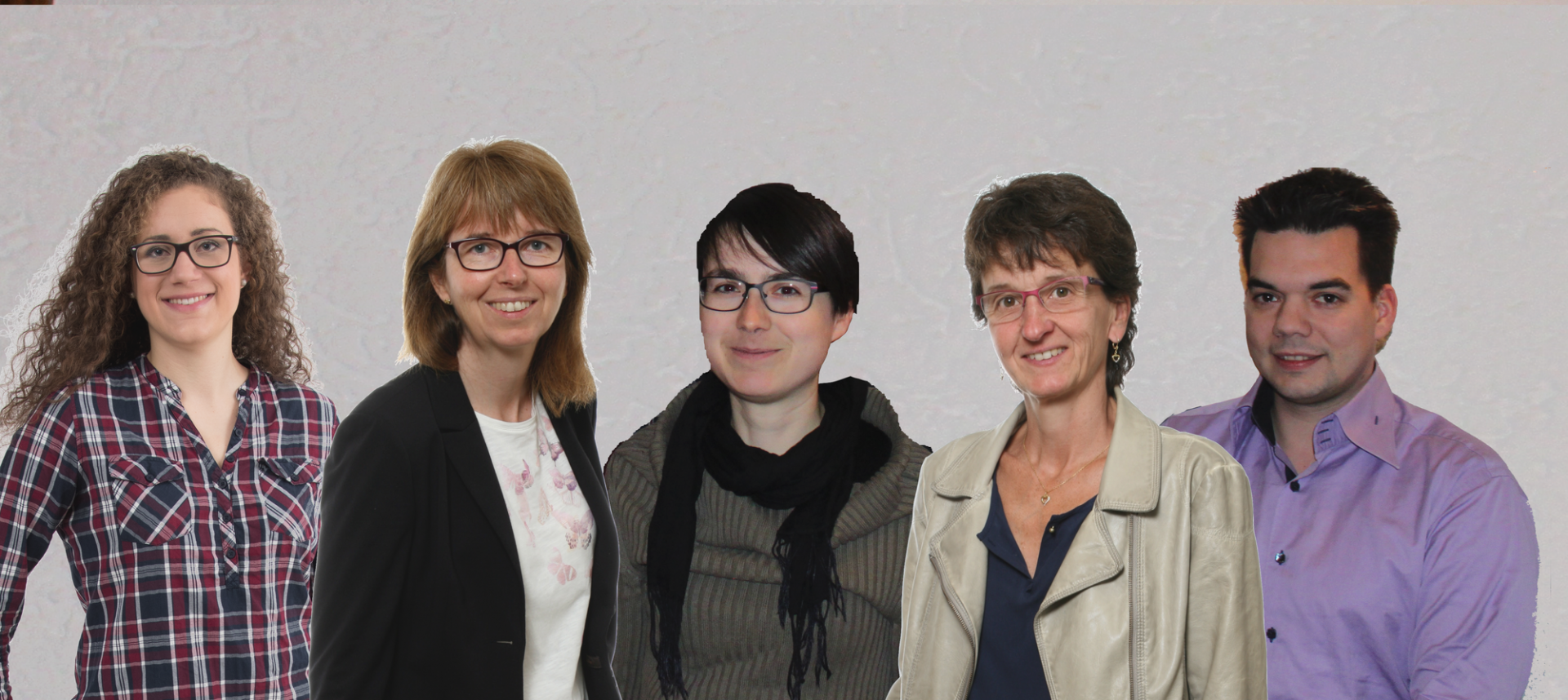 Hélène Gonnet, Carole Morisod, Tabea Grob, Nathalie Cretton et Fabrice Caillet-Bois forment la liste des Verts pour le district de Monthey.