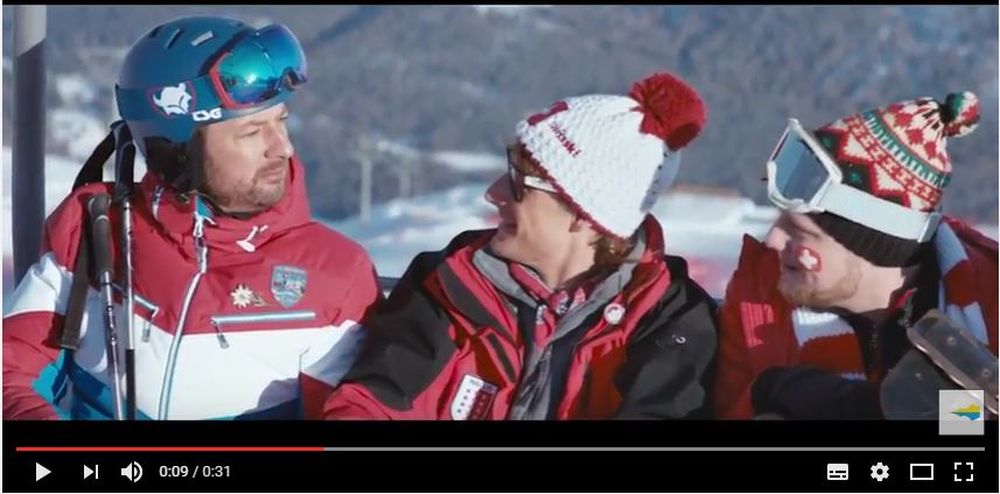 Le sport mettant en scène des skieurs valaisans est vite devenu viral.