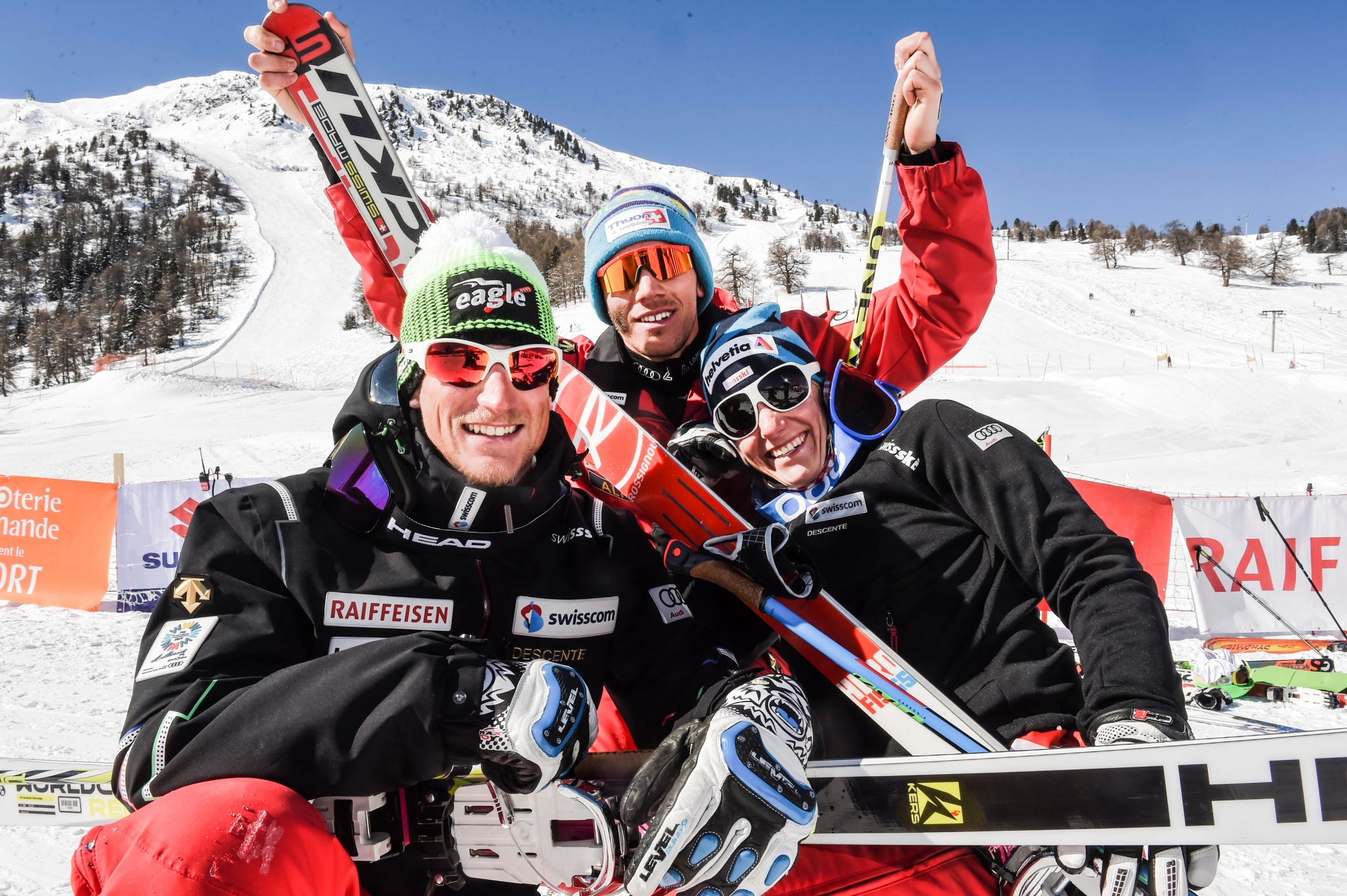Coupe du monde de ski Télémark 2015 à Thyon.



Ici les trois valaisans de l'épreuve: Bastien Dayer , Amelie Reymond et Romain Beney



Louis Dasselborne/Le Nouvelliste