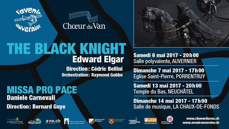 Concert "The Black Knight" de Sir Edward Elgar
