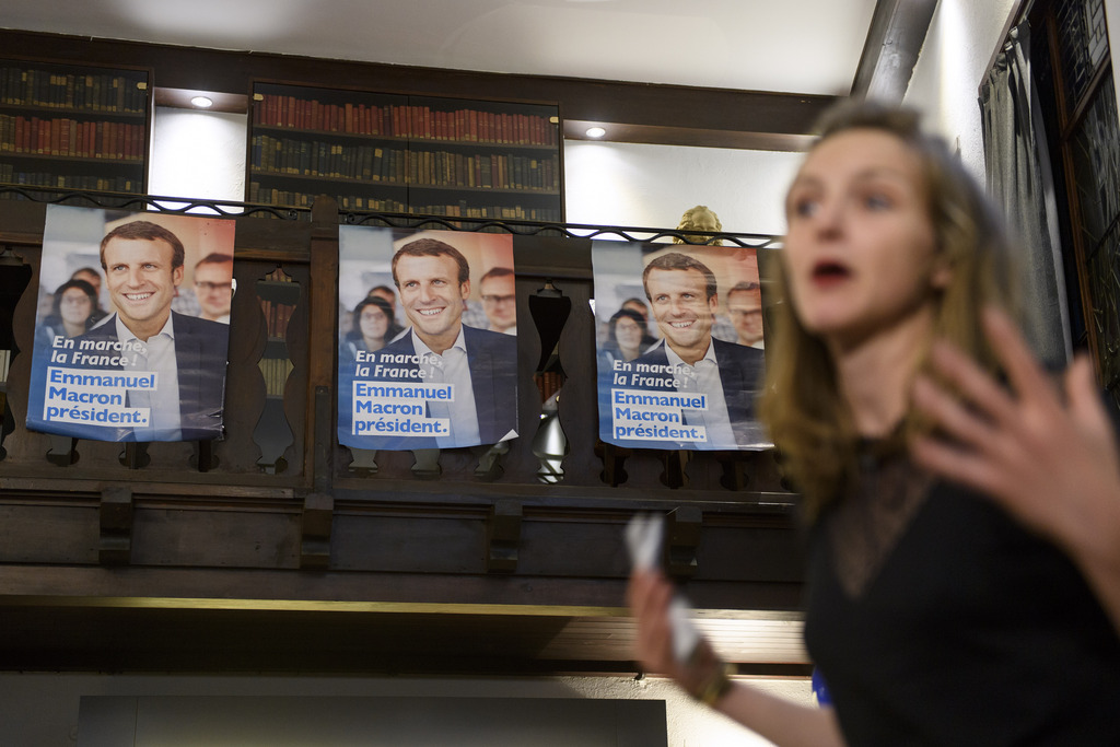 Les Français de l'étranger ont suivi l'élection de leur nouveau président, comme ici à Genève.