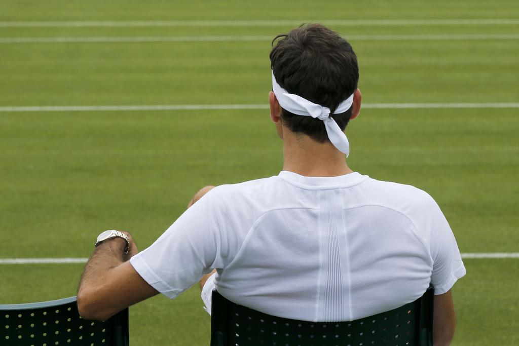 Roger Federer (no 3) figure dans la moitié de tableau de tableau de Novak Djokovic (no 2) à Wimbledon.