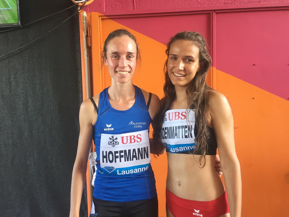 Lore Hoffmann a aidé sa compatriote valaisanne Sonja Andenmatten à accrocher son ticket pour les championnats d'Europe juniors.