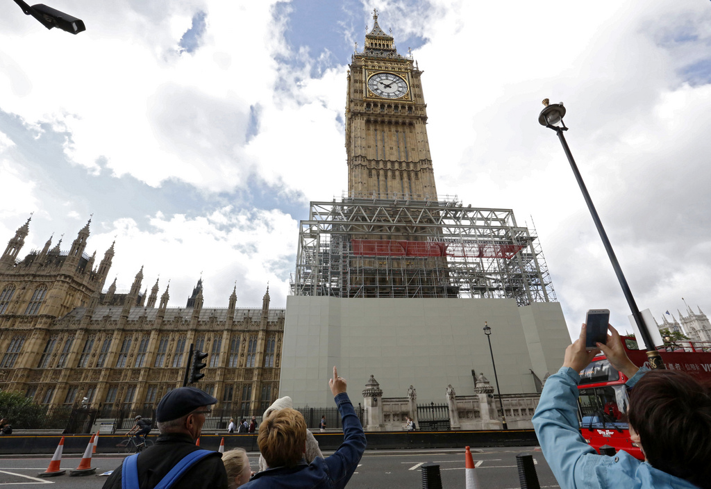 Les travaux concerneront à la fois le mécanisme de l'horloge et la tour de 96 mètres du palais de Westminster.