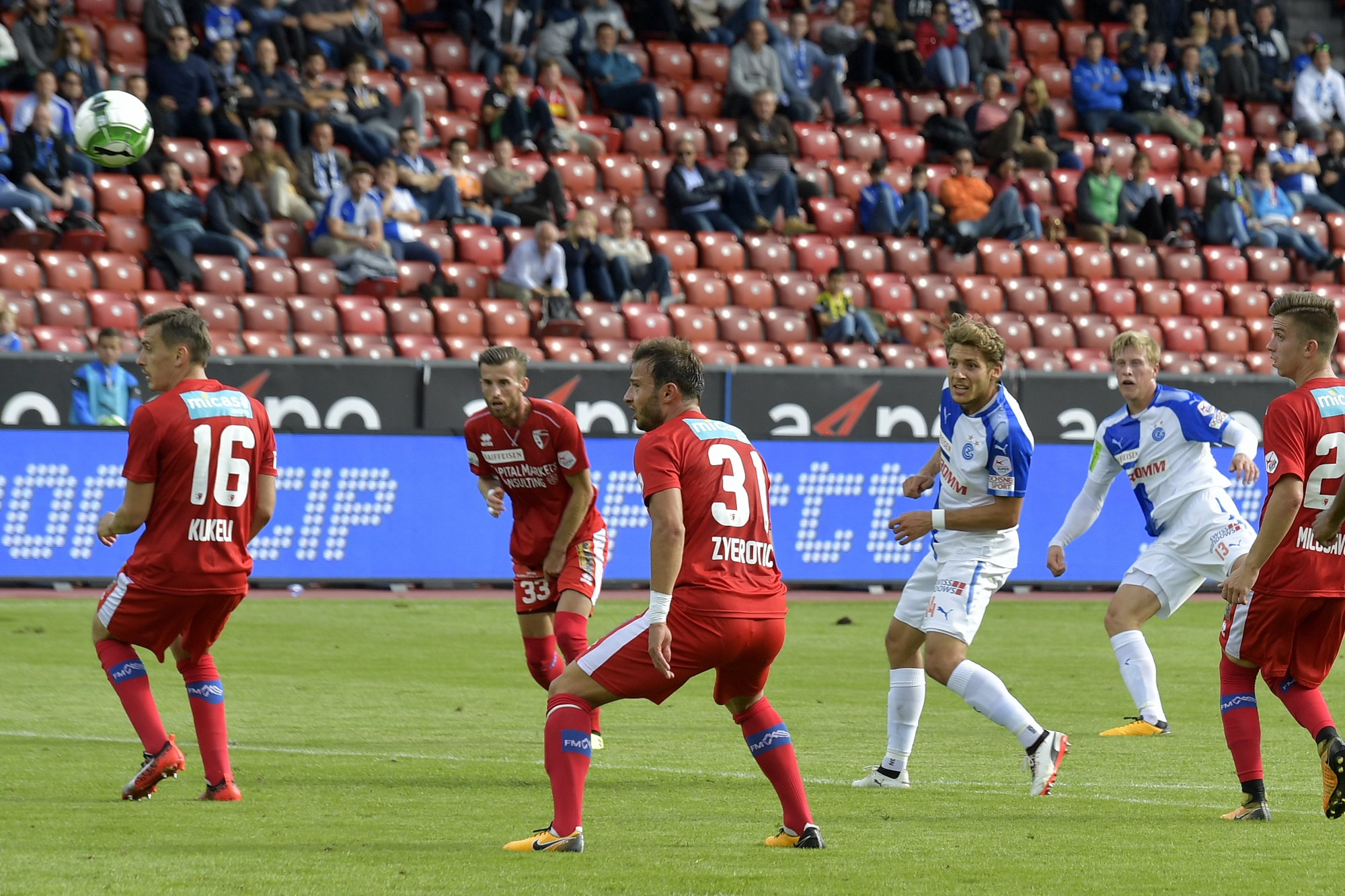 Le FC Sion, qui a pourtant mené deux fois au score contre Grasshopper, est finalement rentré de Zurich avec zéro point. 