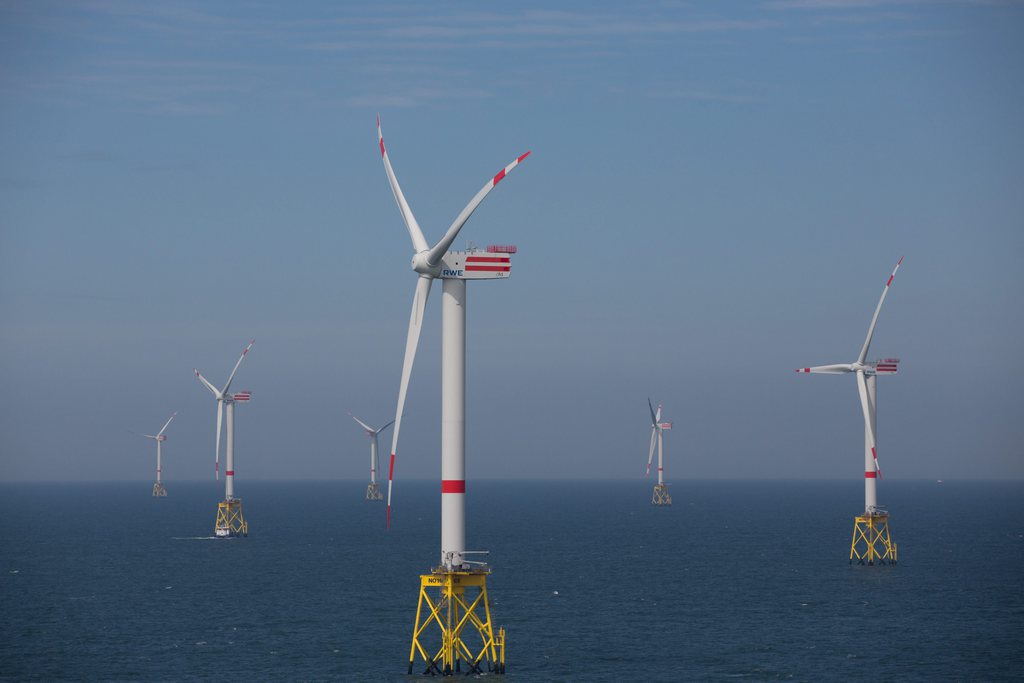 En hiver, les parcs éoliens de l'Atlantique nord pourraient fournir une énergie suffisante pour répondre à tous les besoins actuels de la civilisation. (Illustration)
