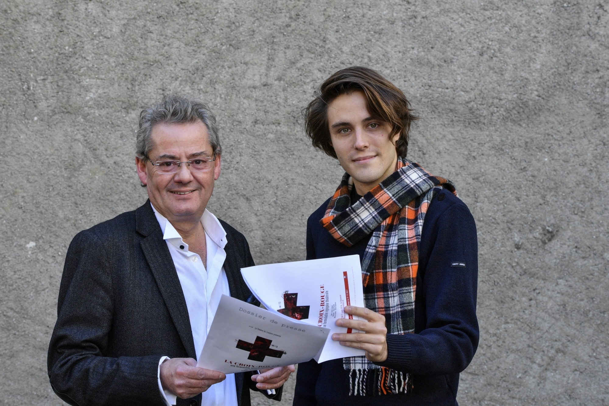 Olivier Duperrex a fait appel à Lucien Zuchuat (25 ans) pour écrire le nouveau spectacle "Croix-Rouge".