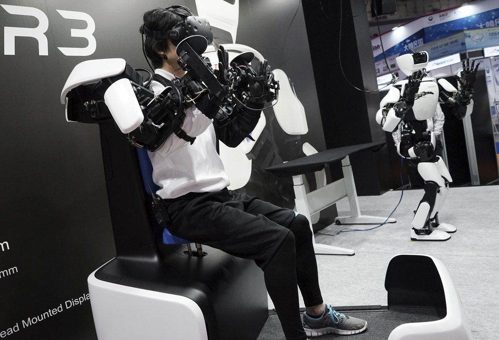 T-HR3 a été présenté lors d'un salon international de la robotique. (illustration)