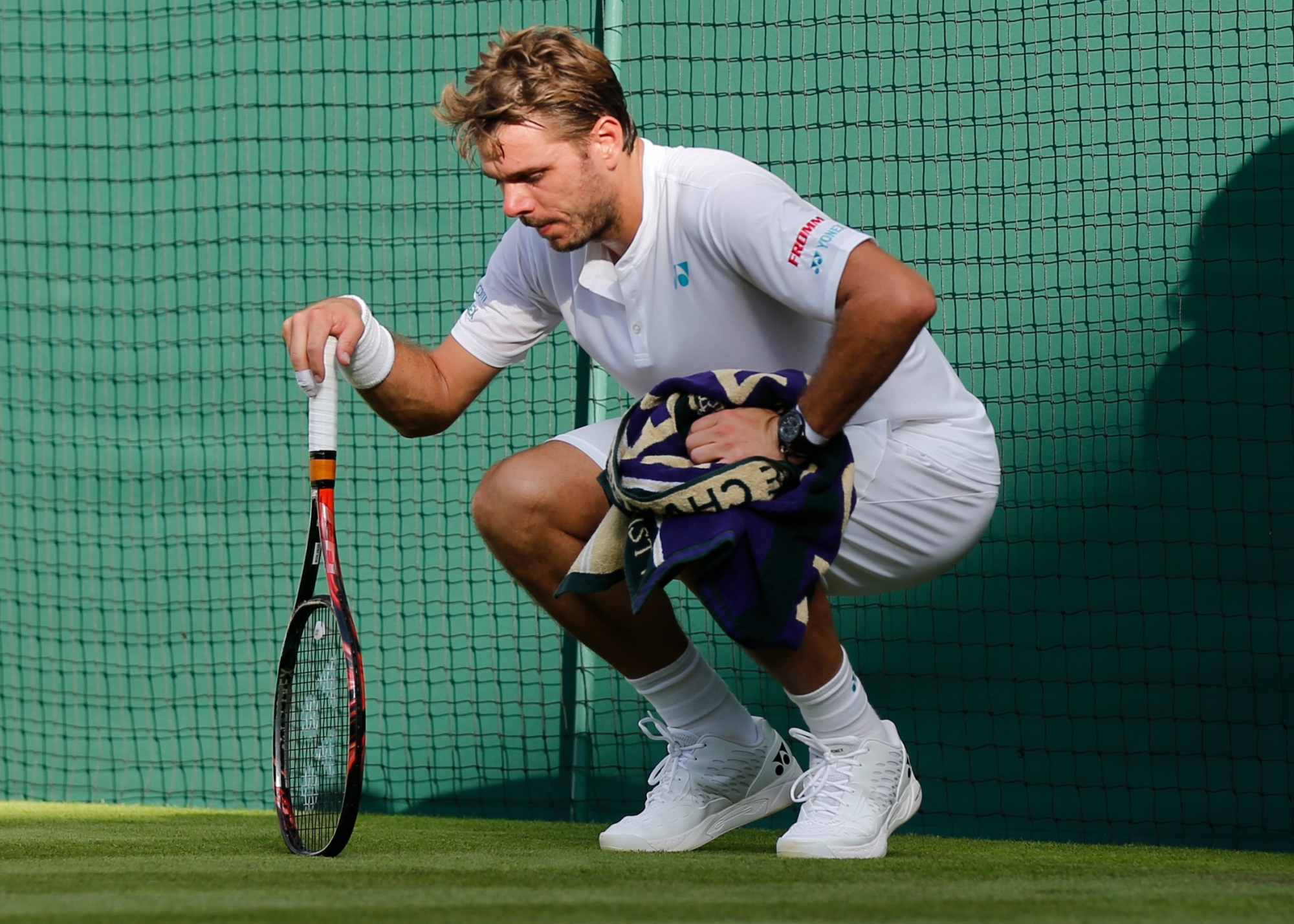 Depuis Wimbledon, Stan Wawrinka est toujours gêné par son genou (archives).