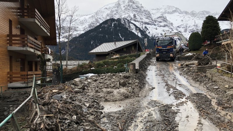 Des glissements de terrain avaient déjà eu lieu au début janvier.