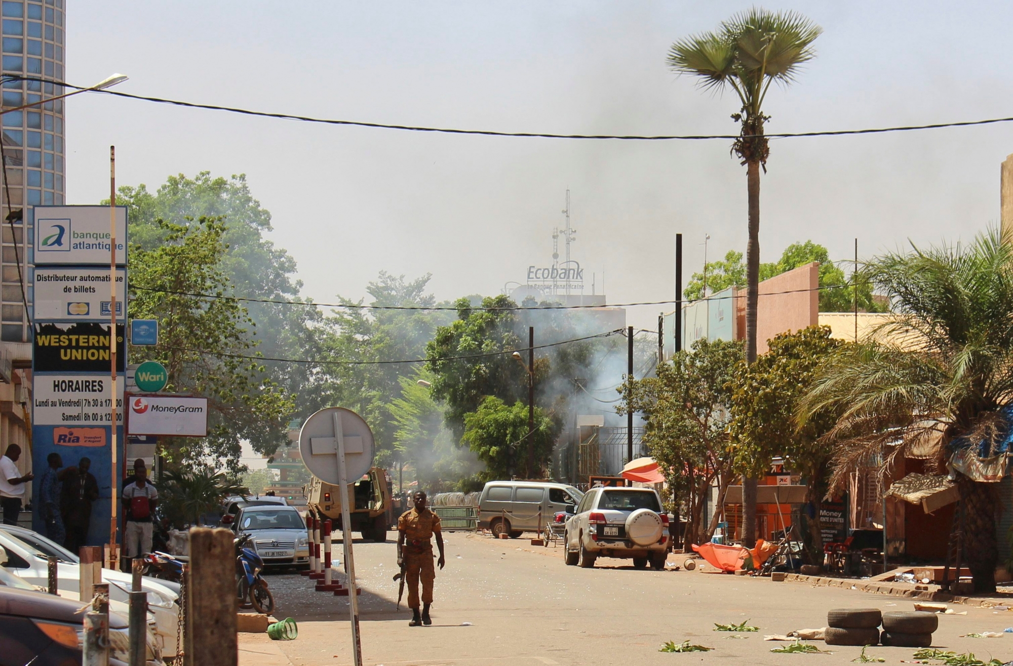 Les rues de Ouagadougou ont été le théâtre de nouvelles attaques islamistes, hier.