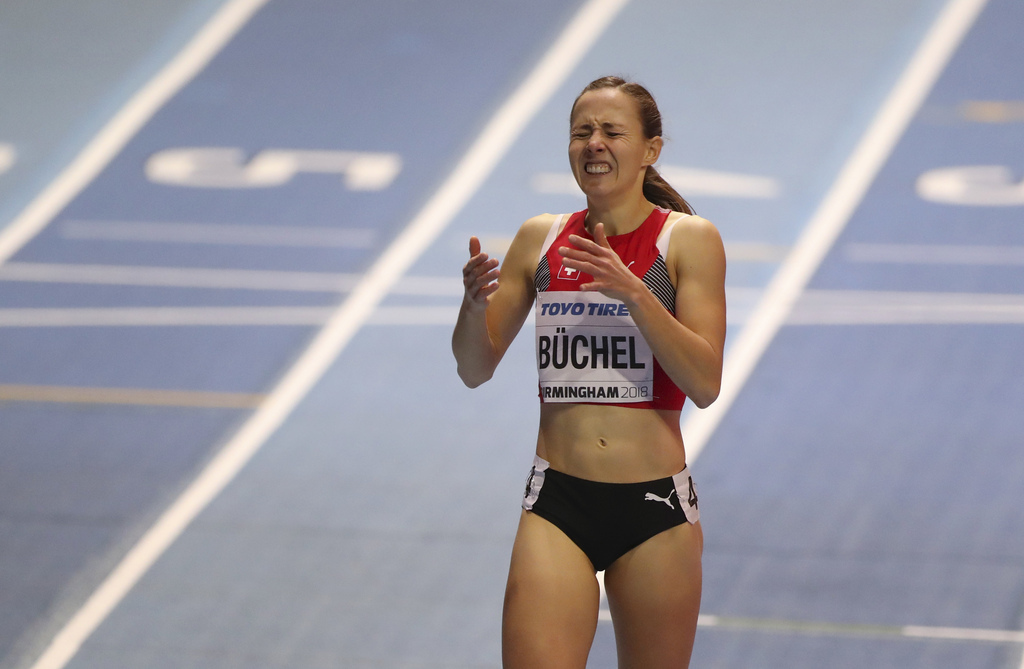 Selina Büchel a craqué sur la fin de son 800 m pour finir en 2'03''01, assez loin de ses standards habituels.