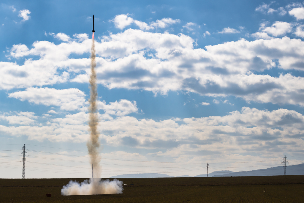 L'EPFL Rocket Team a procédé samedi à Cernier (NE) au lancement d'une fusée.