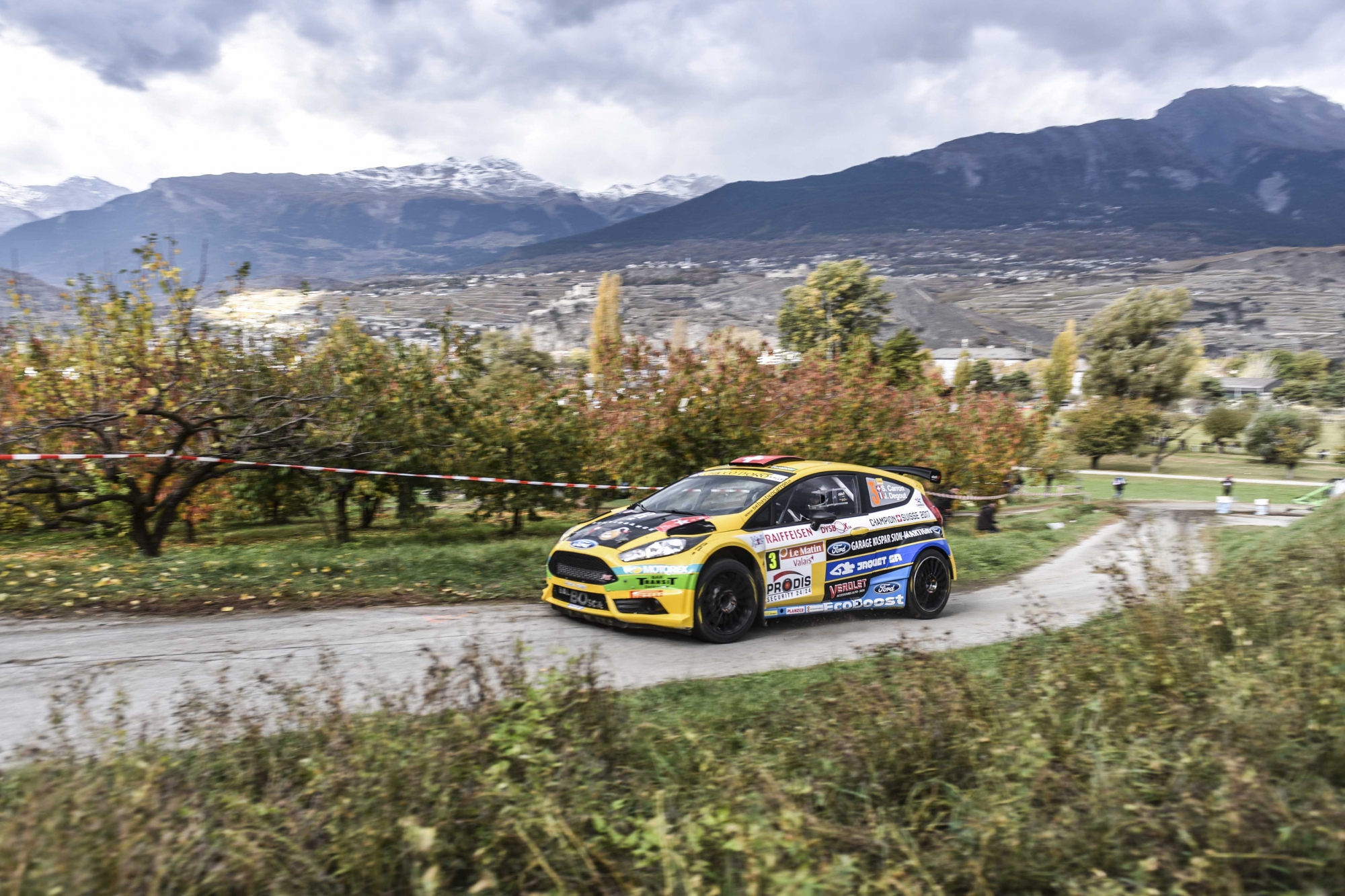 Même s'il avait été contraint à l'abandon lors du dernier rallye du Valais, Sébastien Carron avait décroché le titre de champion Suisse 2017, le troisième de sa carrière. 