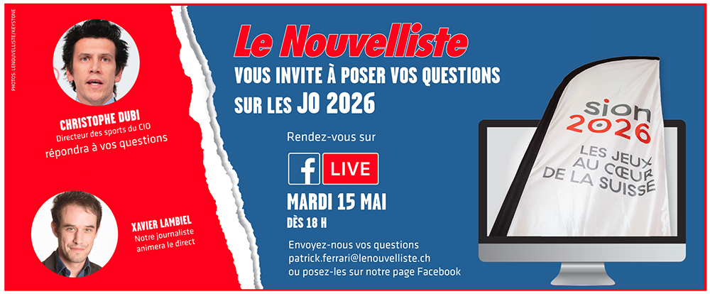 Christophe Dubi, responsable sports du CIO, sera l'invité de Xavier Lambiel mardi 15 mai dès 18h.