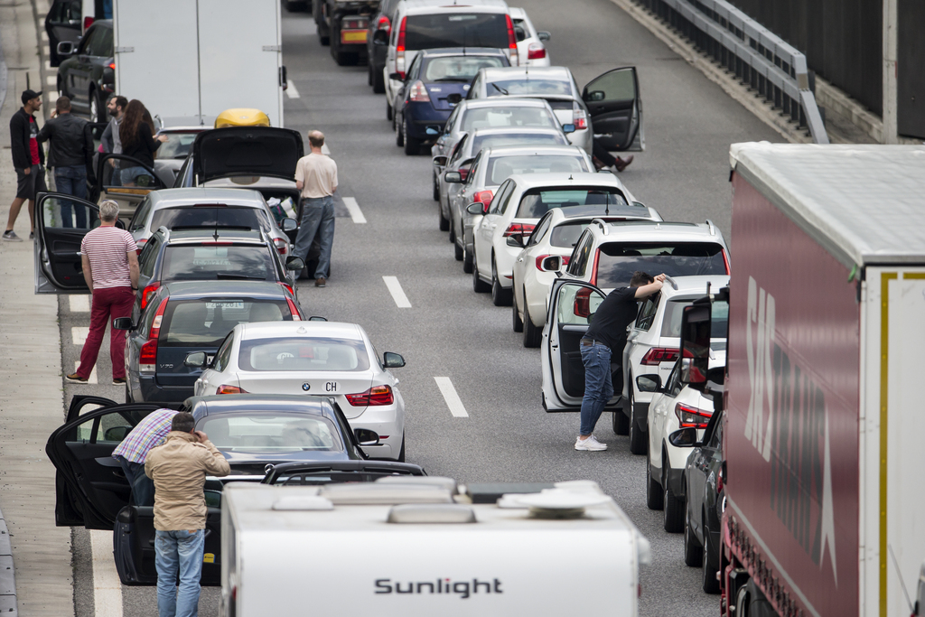 Les embouteillages continuent d'augmenter en Suisse.