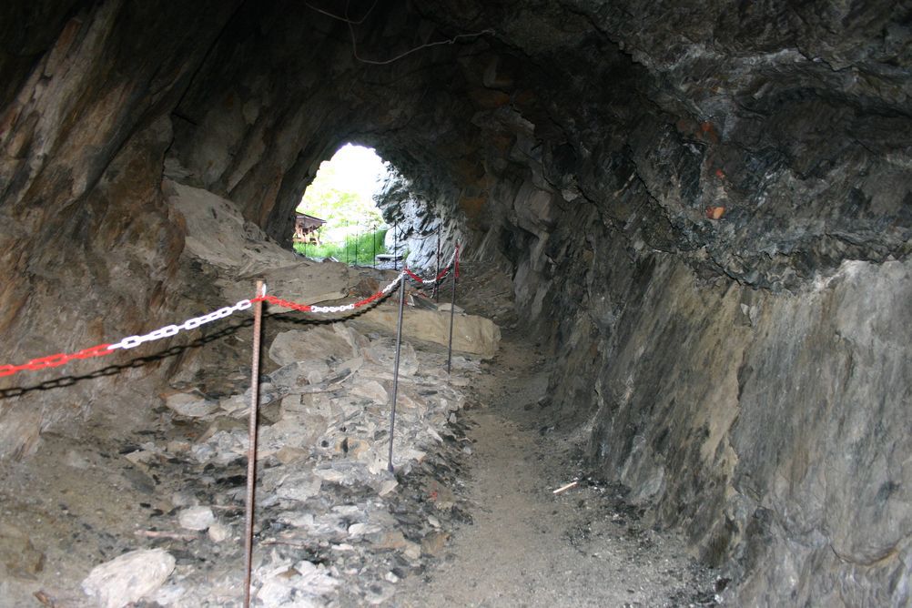 La mine Hubacher constitue le but principal de la visite.