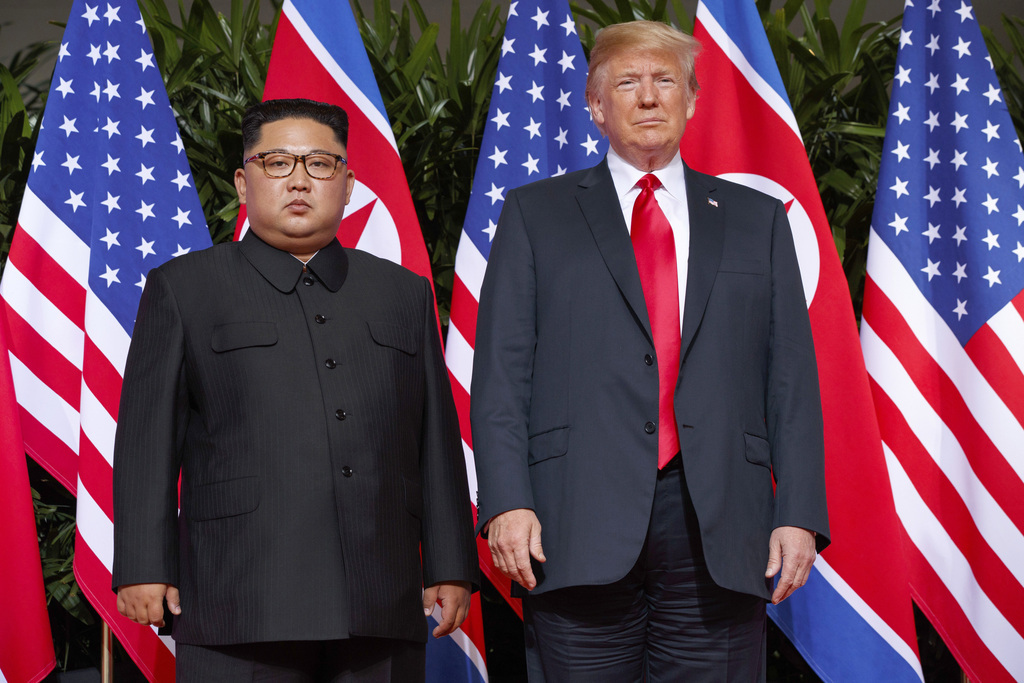 Les deux dirigeants s'étaient rencontrés en juin 2018 pour un "sommet sur la paix". (Image d'archive)