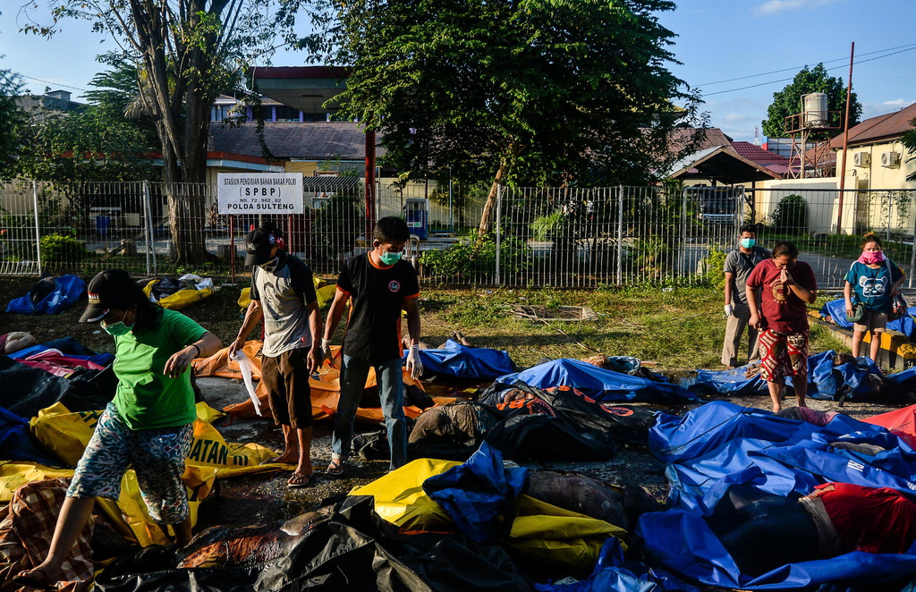 La plupart des victimes ont été recensées à Palu, agglomération de 350'000 habitants sur la côte ouest des Célèbes.