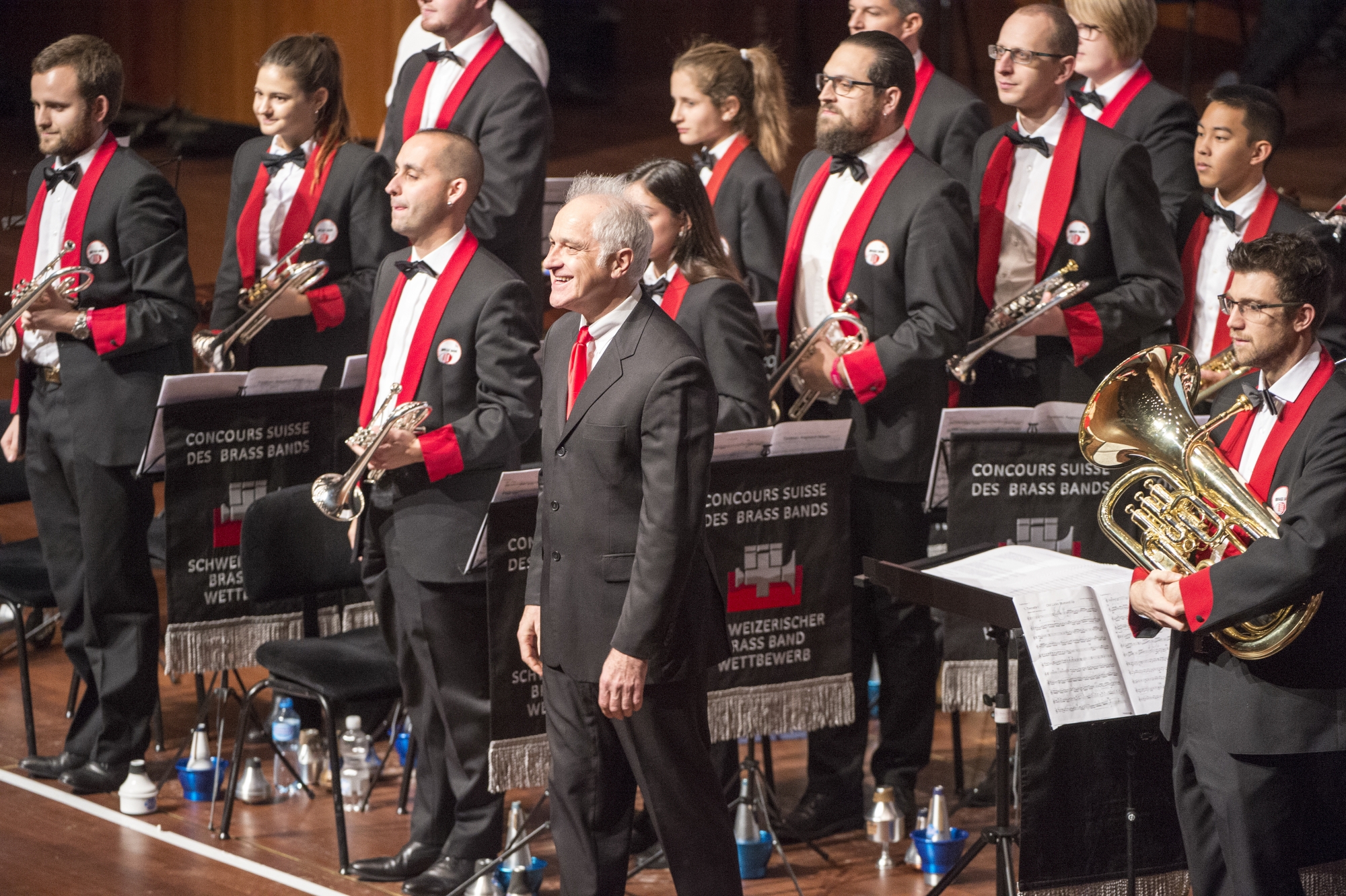 Le Brass Band 13 Etoiles est monté sur la deuxième marche du Swiss Open Contest de Lucerne.