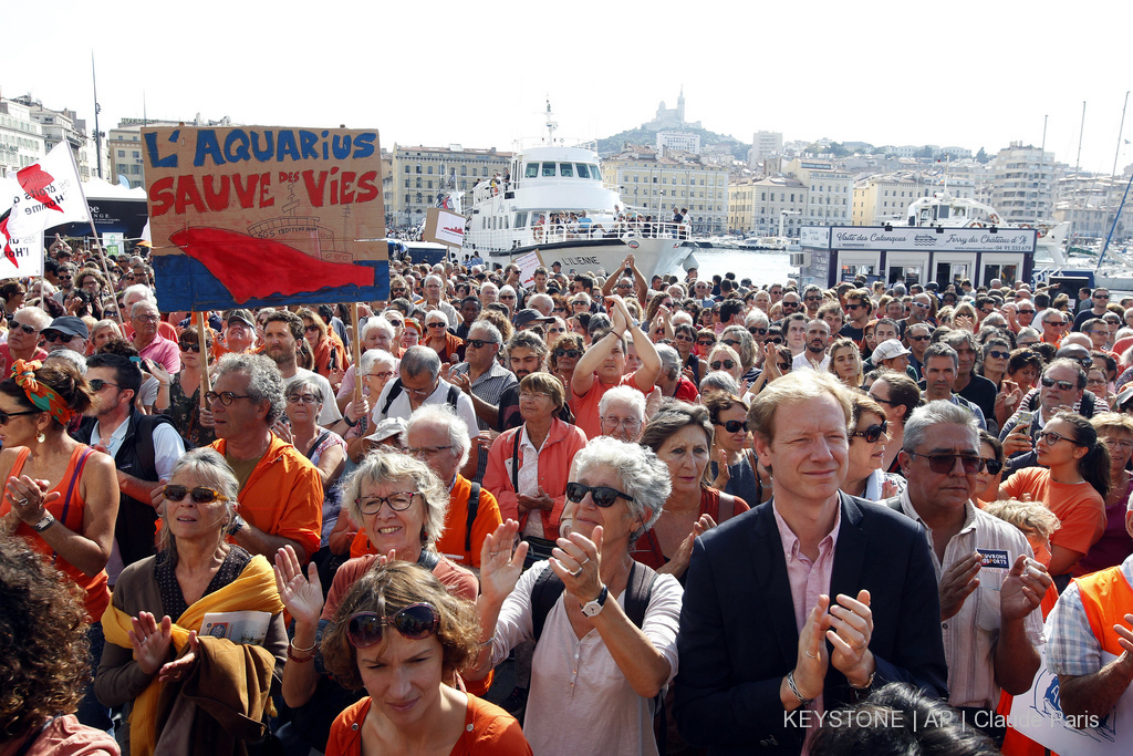 La manifestation de Marseille a rassemblé environ 3500 personnes.