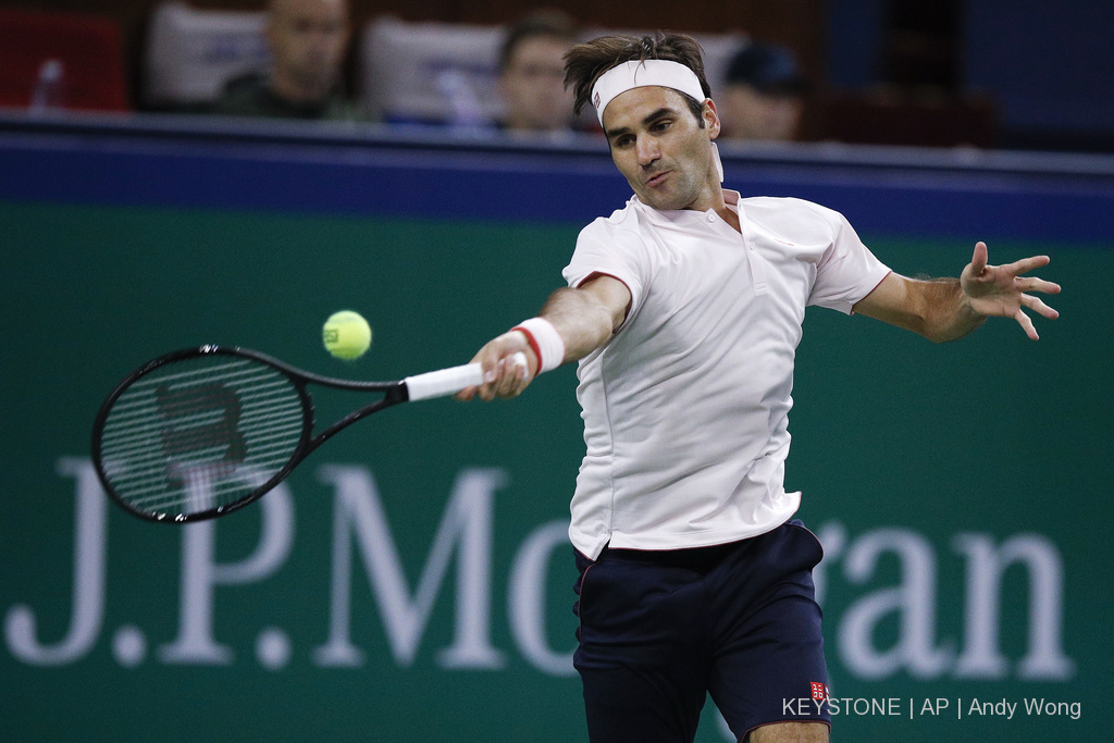 Roger Federer n'a pas eu la tâche facile face à Medvedev.