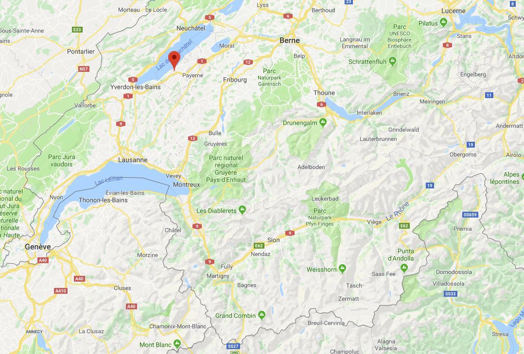 L'accident s'est produit près d'Estavayer-le-Lac, sur la rive sud du lac de Neuchâtel.