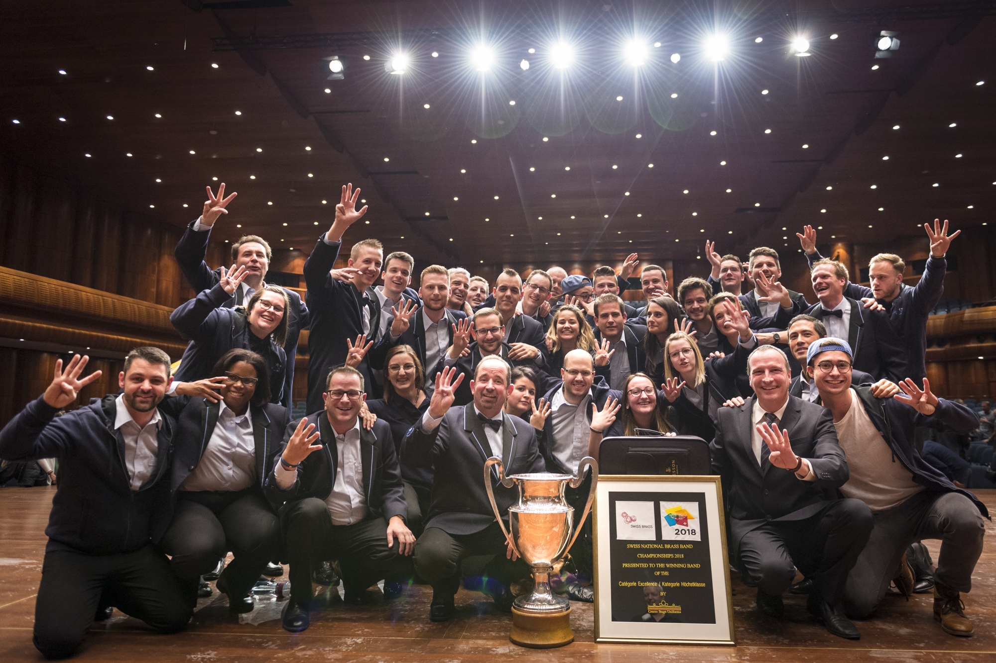 Le quatrième titre consécutif de champion suisse remporté le 25 novembre dernier à Montreux a permis au Valaisia Brass Band de conclure en beauté une année 2018 exceptionnelle.