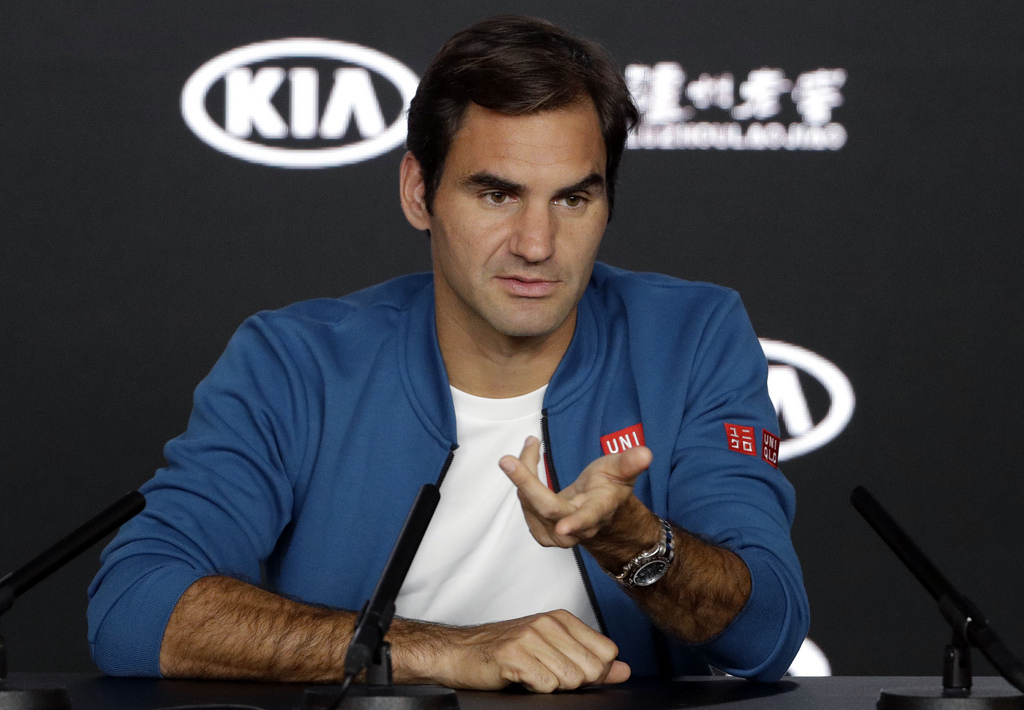 Roger Federer ne veut pas regarder plus loin que le premier tour malgré le fait d'être invaincu depuis... 57 matches à ce stade de la compétition dans un tournoi du Grand Chelem.