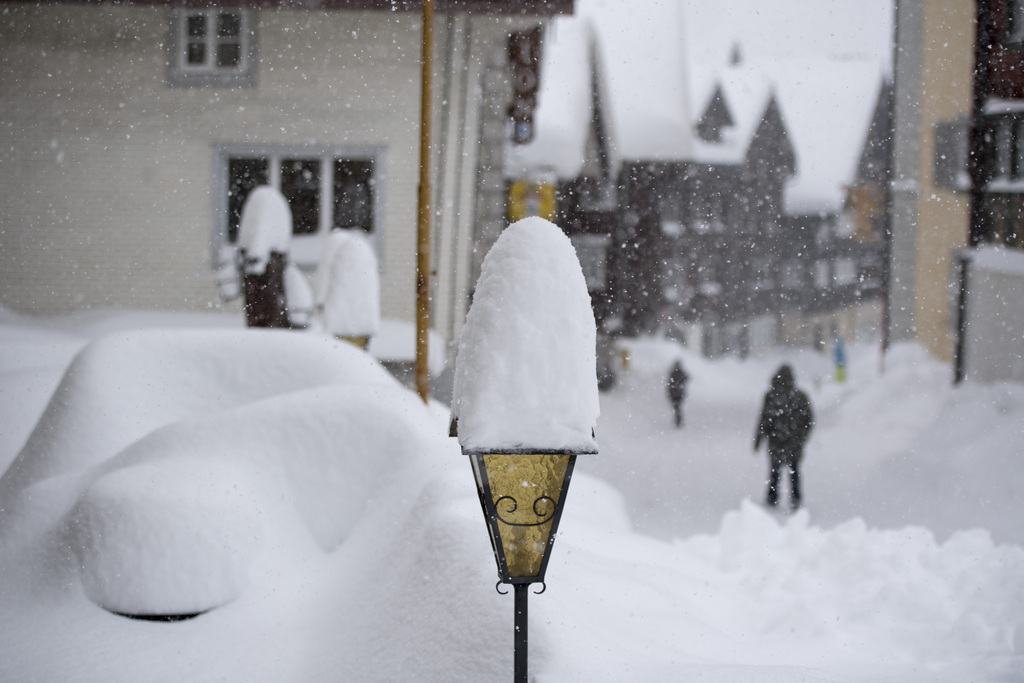 Il était déjà tombé 20 à 30 cm de neige fraîche sur une grande partie des Alpes (ici dans le canton d'Uri), et localement jusqu'à 40 cm.