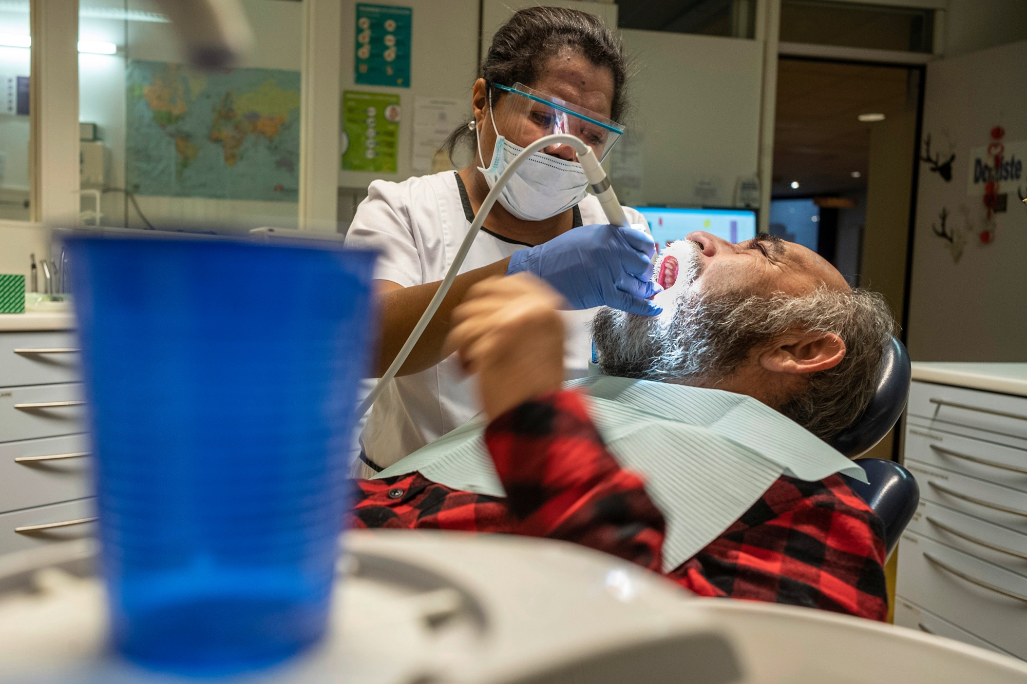 Cabinet de dentiste au Point d'Eau a Lausanne, jeudi 20 decembre 2018.   ARC jean-Bernard Sieber