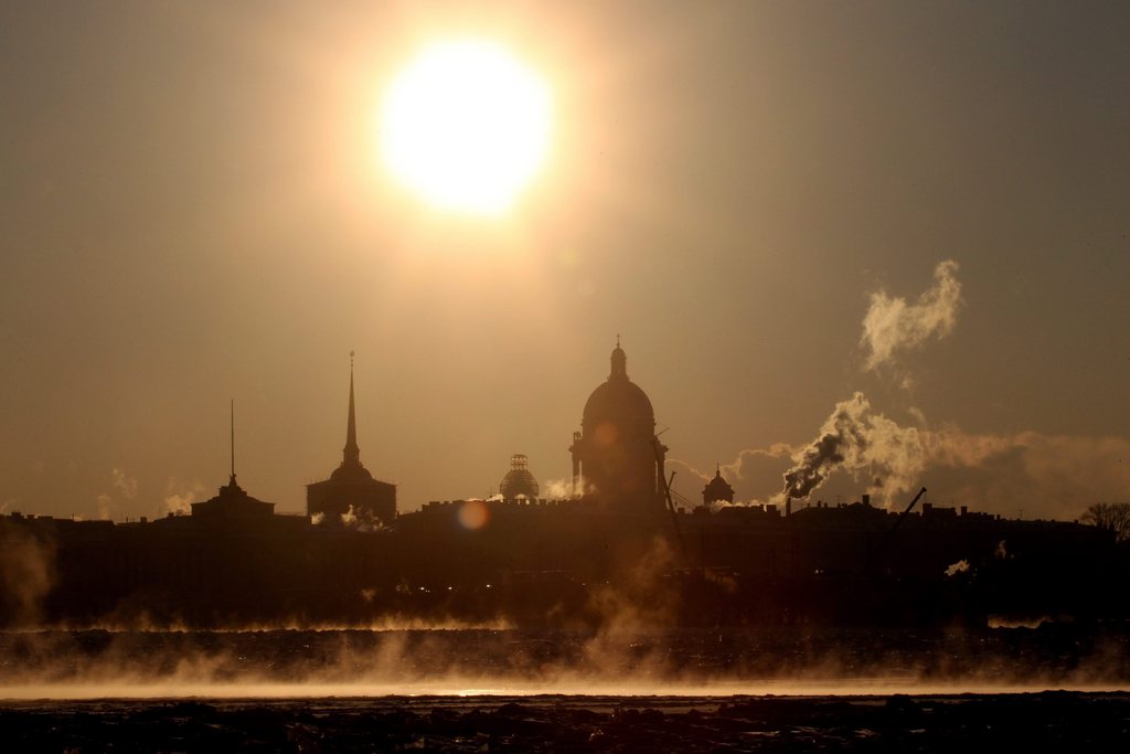 Les consommations d'électricité ont atteint des records avec ce froid. Ici à Saint-Pétersbourg.