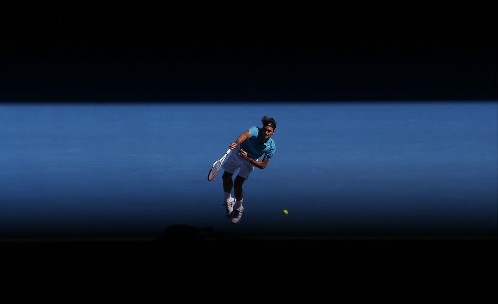 Federer a réussi son entrée en matière à Melbourne.