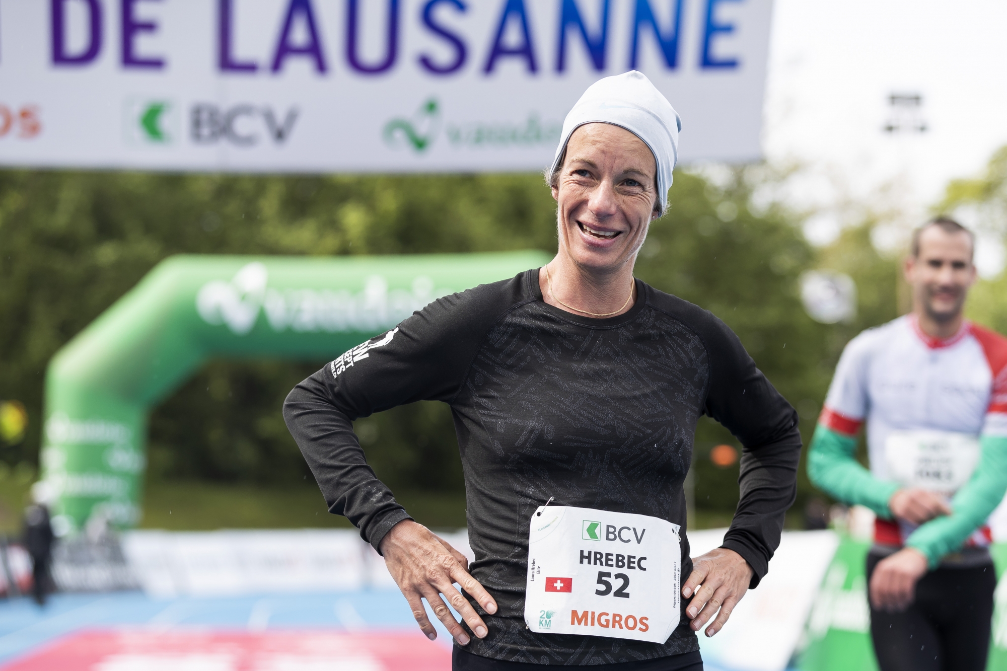 Laura Hrebec, première Suissesse aux 20 km de Lausanne.