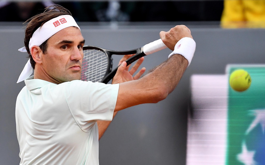Roger Federer s'est entraîné mardi sur le central de Roland-Garros. (Archives)