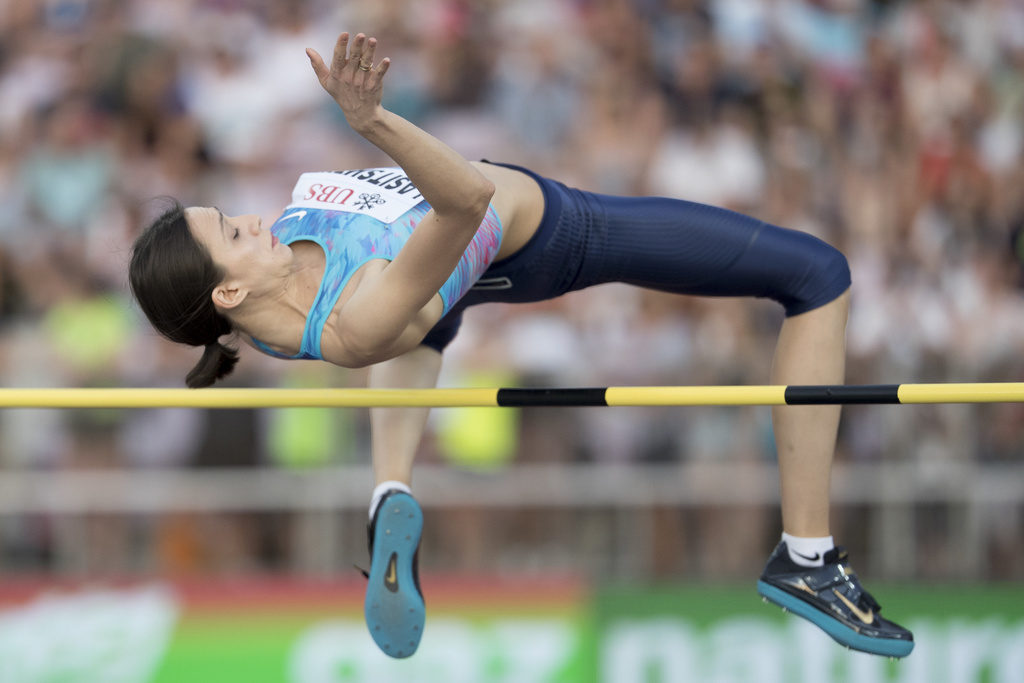 La Russe Mariya Lasitskene tentera de battre le record de la Pontaise qu'elle détient, avec un saut à 2 m 06 (archives).