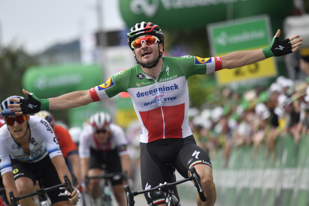 Elia Viviani a remporté la 4e étape du Tour de Suisse entre Morat et Arlesheim (164,4 km) mardi.
