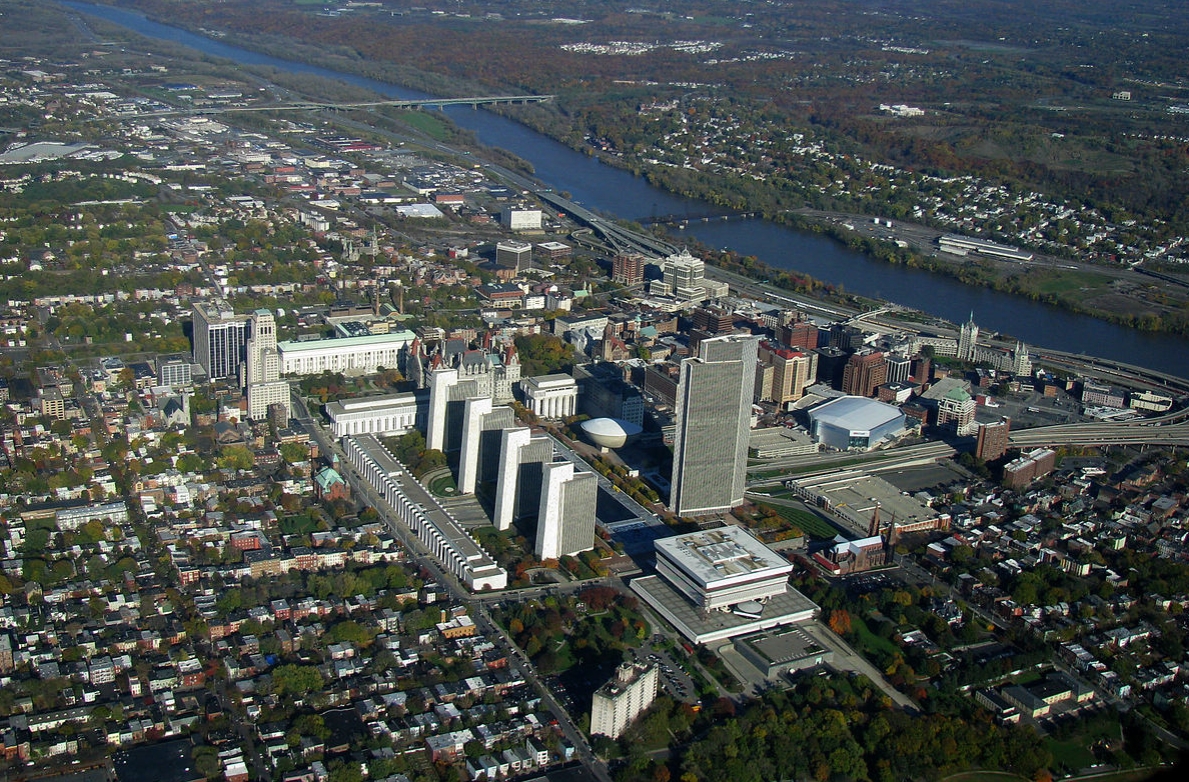 Albany, capitale de l'Etat de New York.