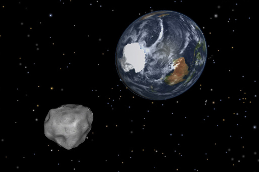 Aucun astéroïde connu ne présente un risque important d’impact sur la Terre au cours des 100 prochaines années. (illustration)