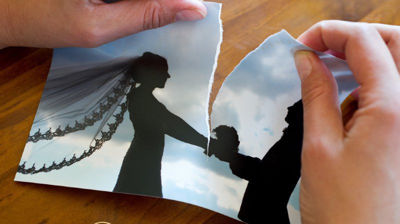 16'500 divorces ont été prononcés en 2018 en Suisse. (Illustration)
