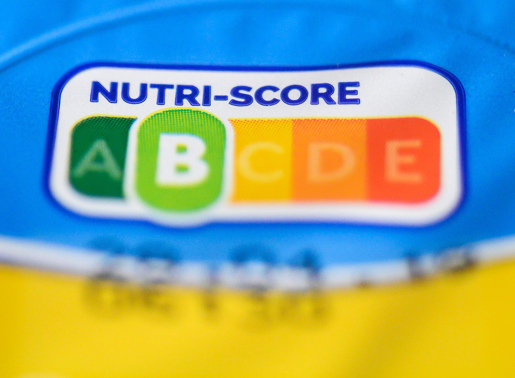 Le Nutri-Score évalue l'aliment dans son ensemble sur une échelle de cinq couleurs associées à des lettres allant de A à E. (Illustration)