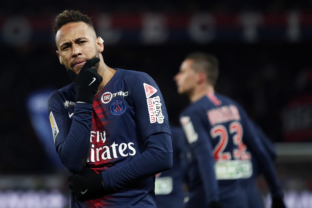 Neymar a rejoint le Paris Saint-Germain en 2017 pour 222 millions d'euros. (Archives)
